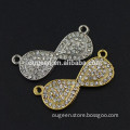 zinc alloy jewelry accessories fashion Eight words full rhinestone stone pendant